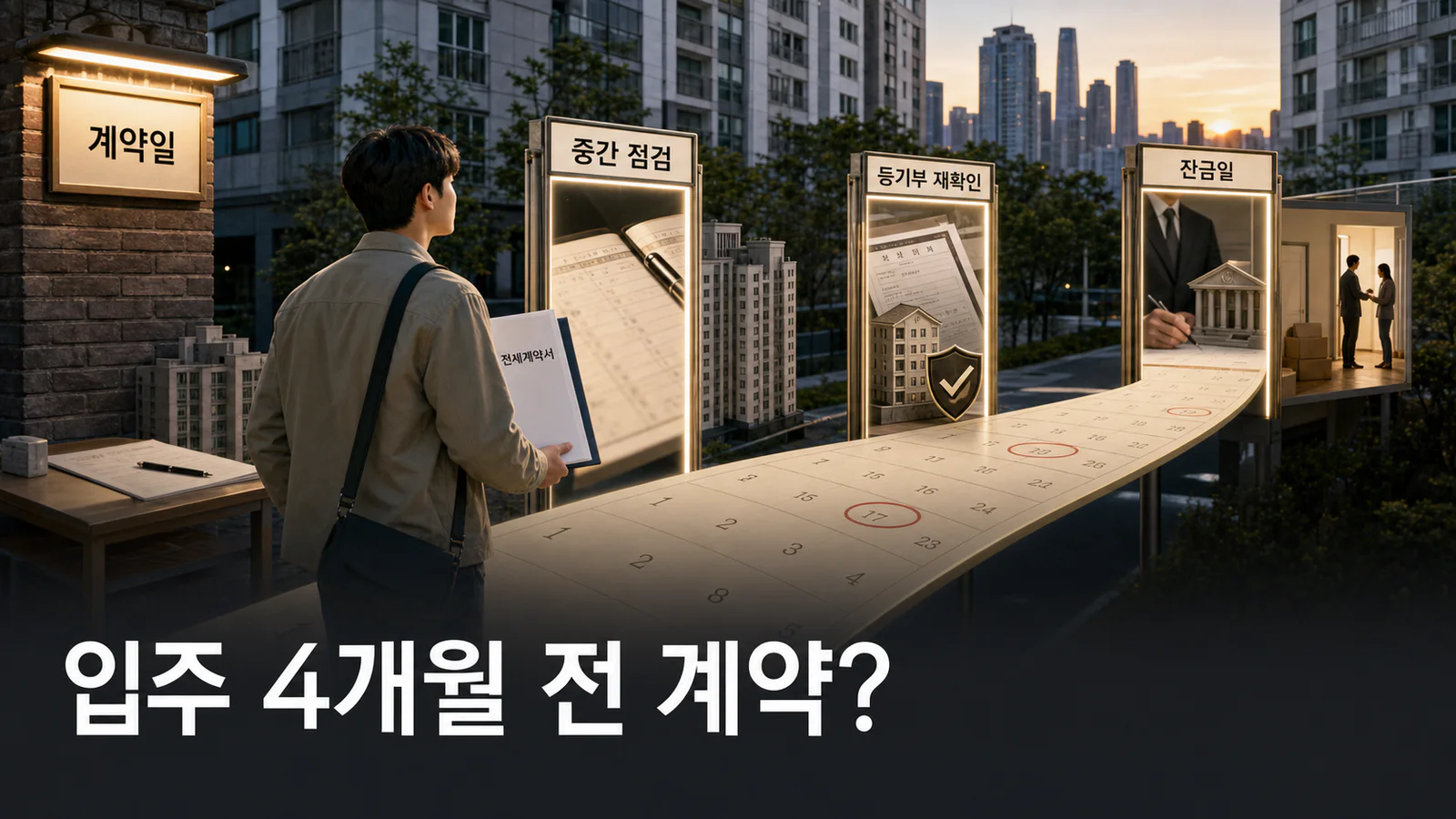 전세 계약 4개월 전에 해도 될까, 입주 전까지 확인할 안전 체크리스트