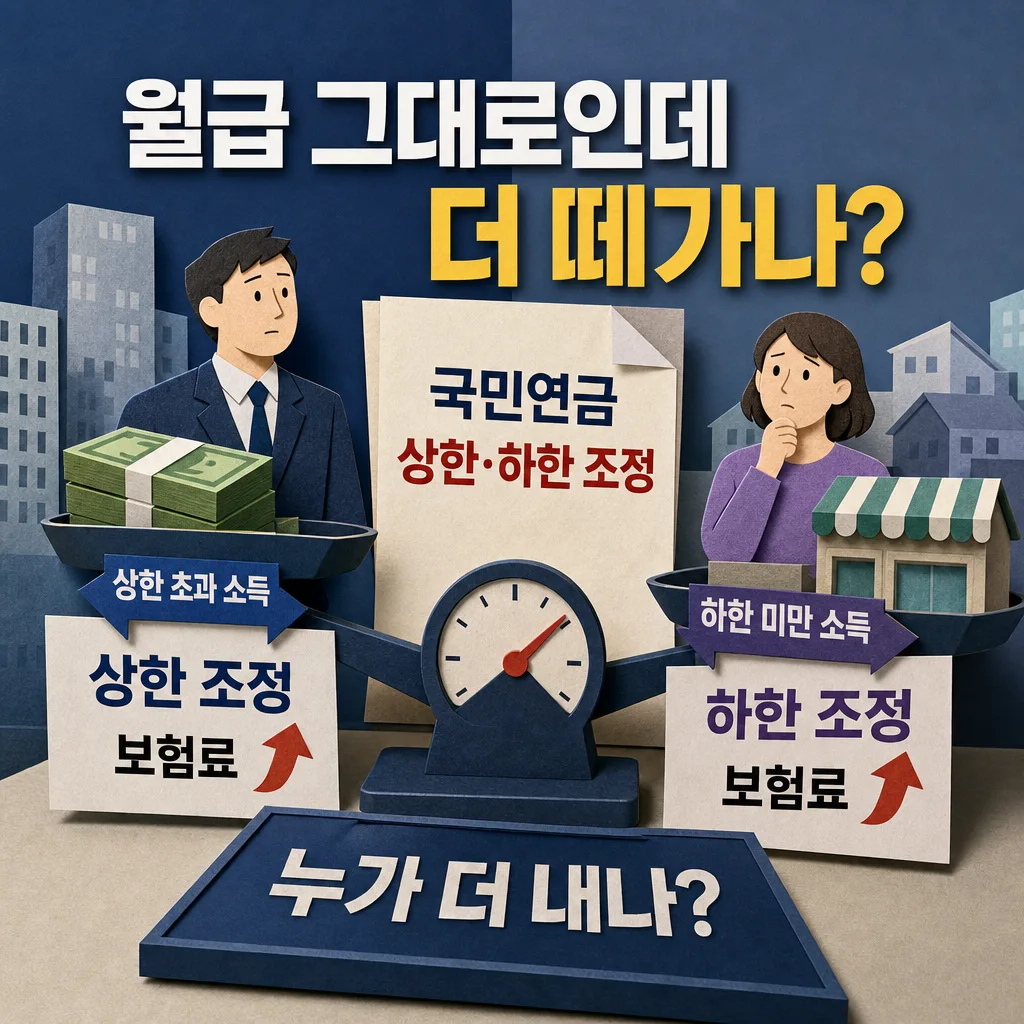 “월급 그대로인데 더 떼가나”...국민연금 보험료 상한액 인상, 누가 더 내나